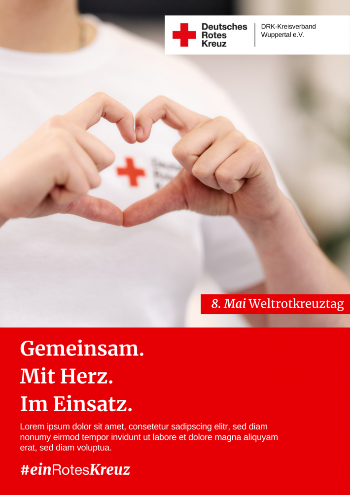 DRK #einroteskreuz_Plakat_A3